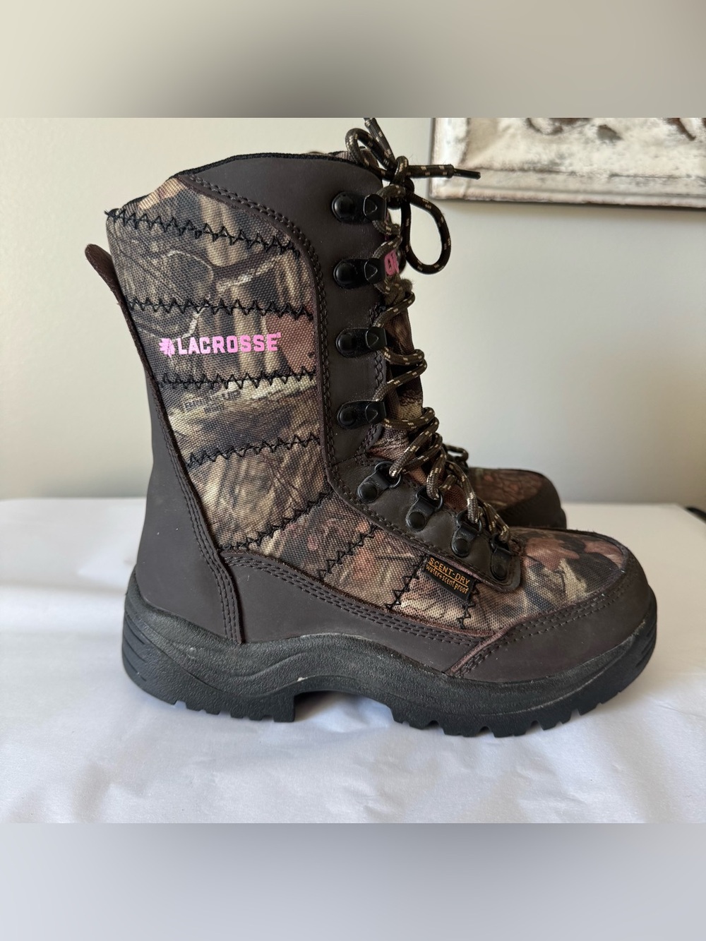 LACROSSE Size 6.5 Women’s Silencer 8”Hunting Boot 800G - Waterproof & Scentproof - Picture 1 of 8
